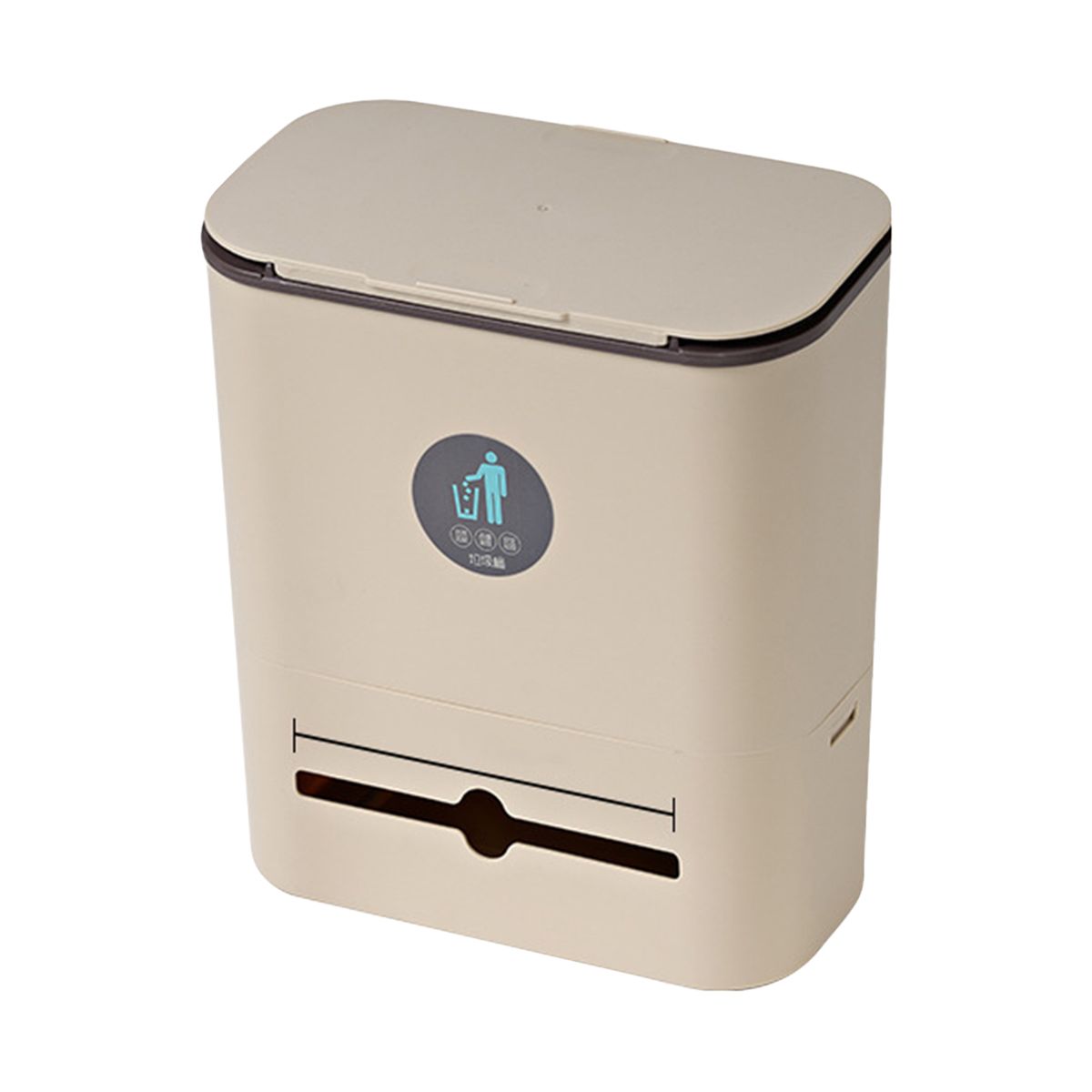 Hanging Trash Can Compost Bin Trash Can With Lid Waste Bin