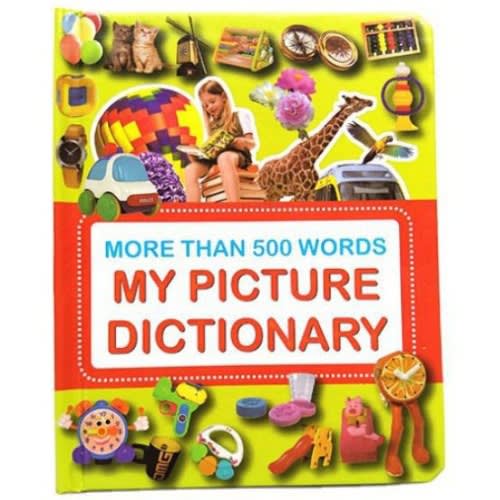 My Picture Educational  Dictionary Book 500 Words For Kids