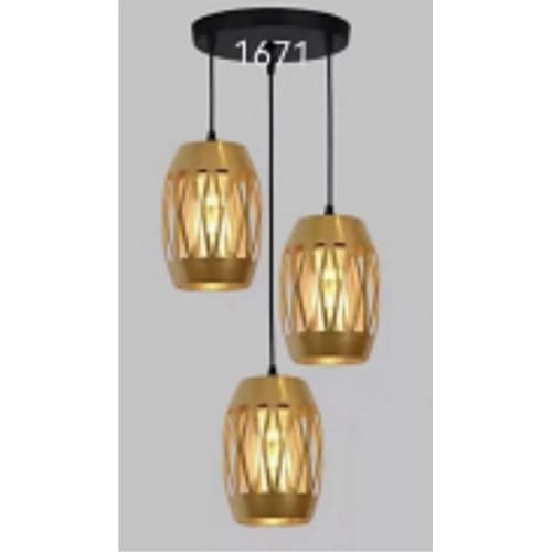 Dropping Chandelier Celling Light - 45W - Golden C