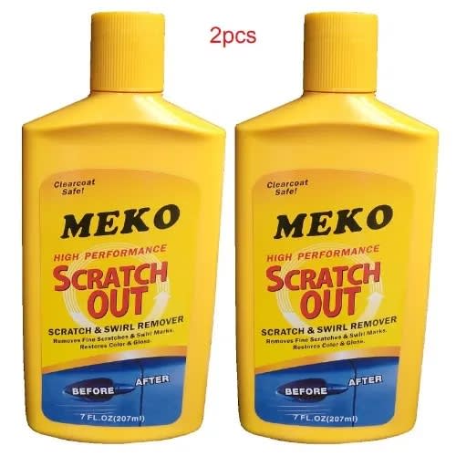 207ml Meko Scratch Out Scratch & Swirl Remover - 2 Pieces