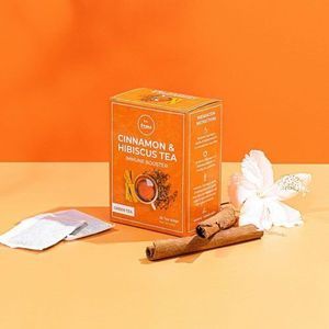 CINNAMON AND HIBISCUS TEA.