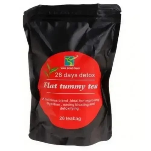 Flat Tummy Tea - Detoxifies + Slims & Aids Metabolism & Digestion - 28 Tea Bags