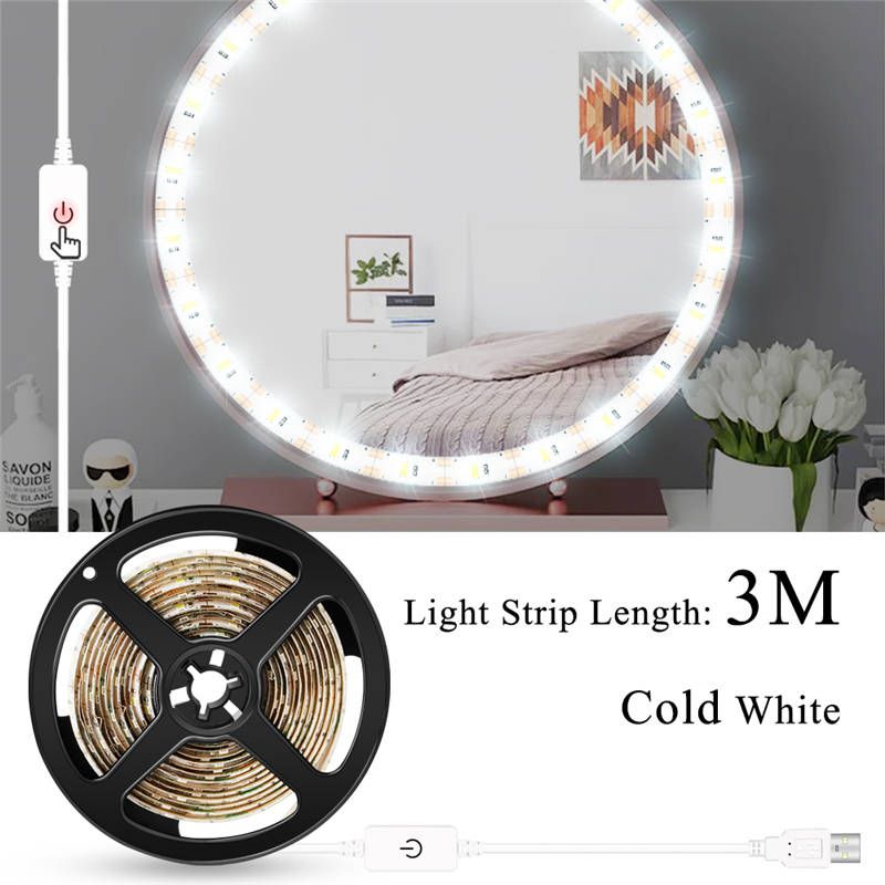 Dressing Table Light LED Cosmetic Lamp-Cold White 3m
