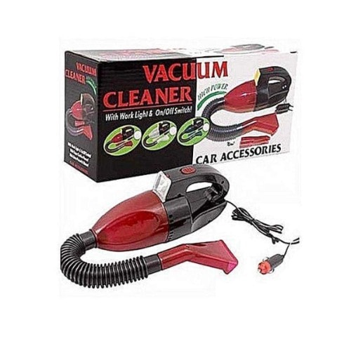 12v Car Vacuum Cleaner Wet Dry Dual -Use With LED Light
