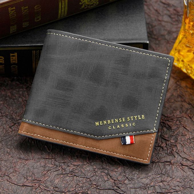 Leather Wallet For Men - Black