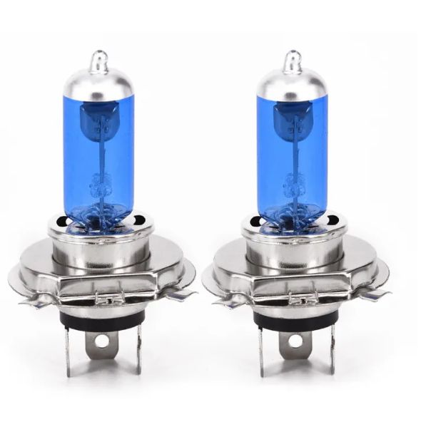 2PCS H4 Halogen Headlight 12V Car Xenon GasHeadlamp Lamp