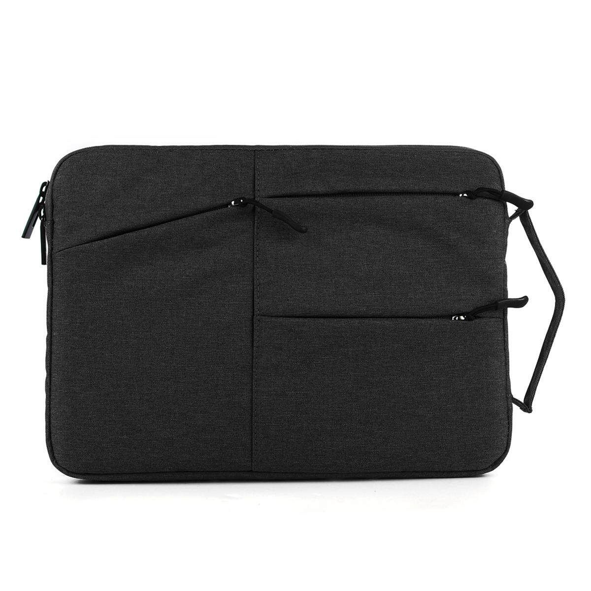 15 Inch Laptop Notebook Sleeve Case Handheld Waterproof Bag Cover For PC MacBook Black Black