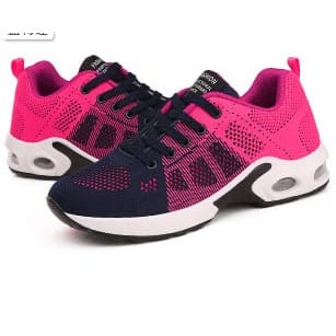Unisex Sports Sneakers - Black Pink