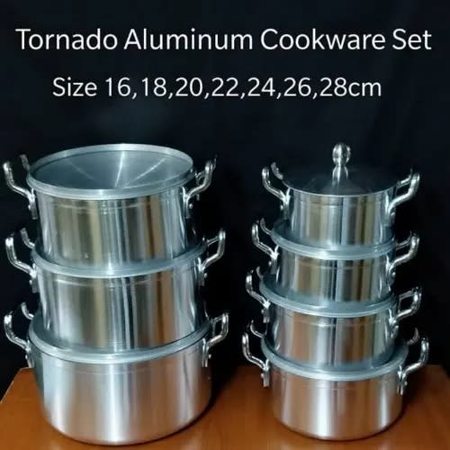 Aluminum Cooking Pots - Tornado - 7pcs
