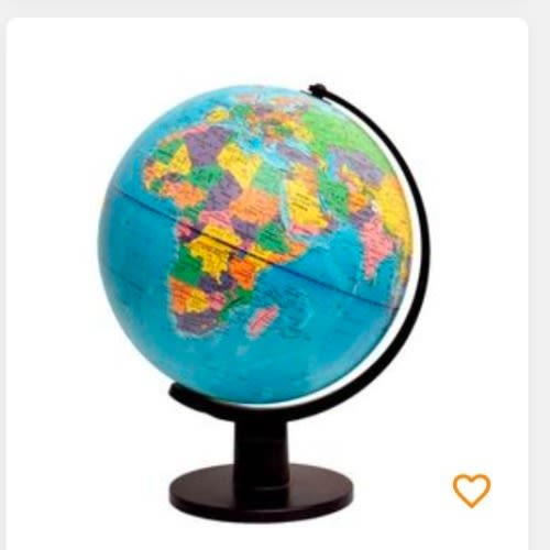 Educational Global Map Pvc-hard Case-21.4