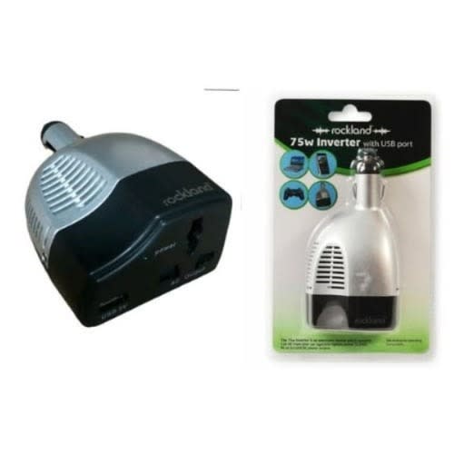 Rock Land In-Car Power Inverter With USB Port - 75W