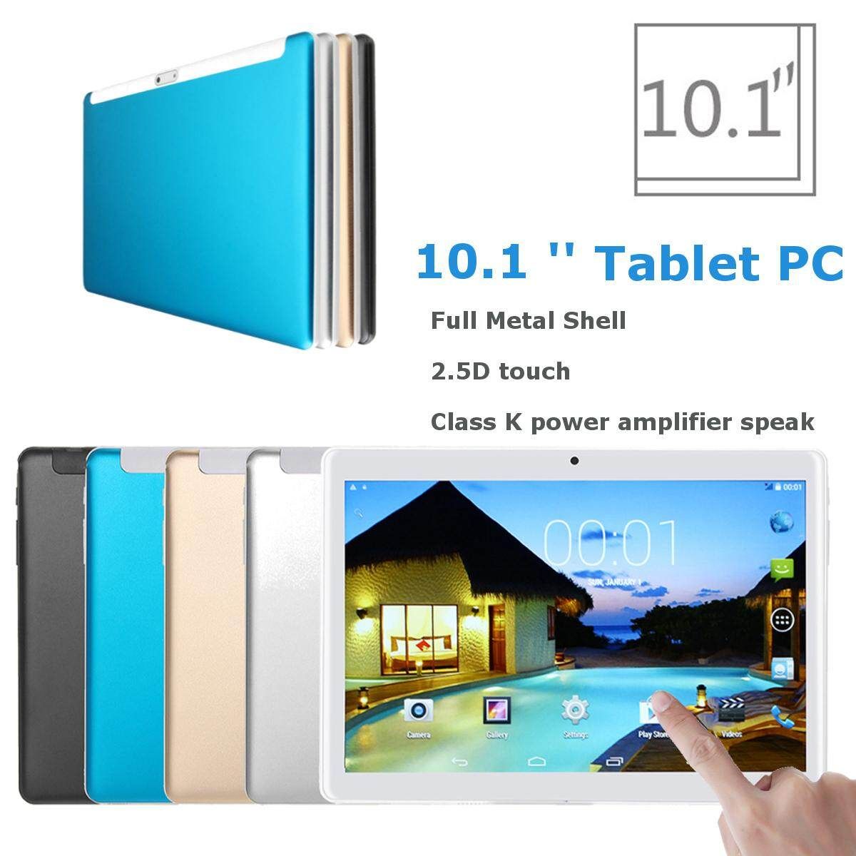 10'' Tablet PC Android 7.0 8-Core 64GB+4GB WIFI 2 SIM 4G Phablet Pad Phone 2.5D Blue
