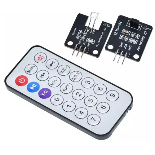 38kHz Digital Infrared Transmitter Receiver Sensor Module With Remote Control