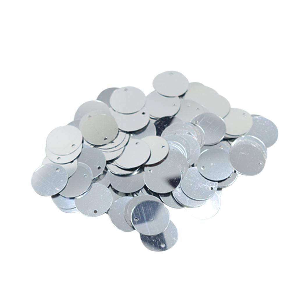 130 Pcs Loose Sequins Round  Paillettes