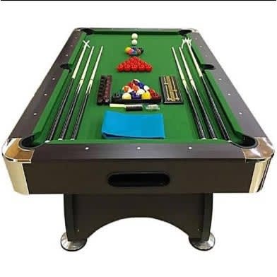 American Fitness Snooker Board With Complete Accessories 8x4ft