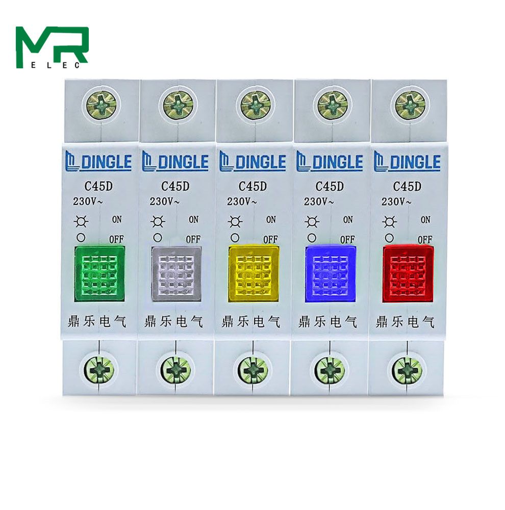 Rail Type 2019 Circuit Indic C45 Breaker NEW Din DZ47 Mount