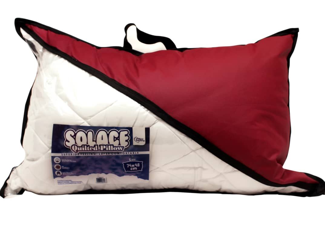 Solace Quilted Fibre Pillow (Bed Pillow)