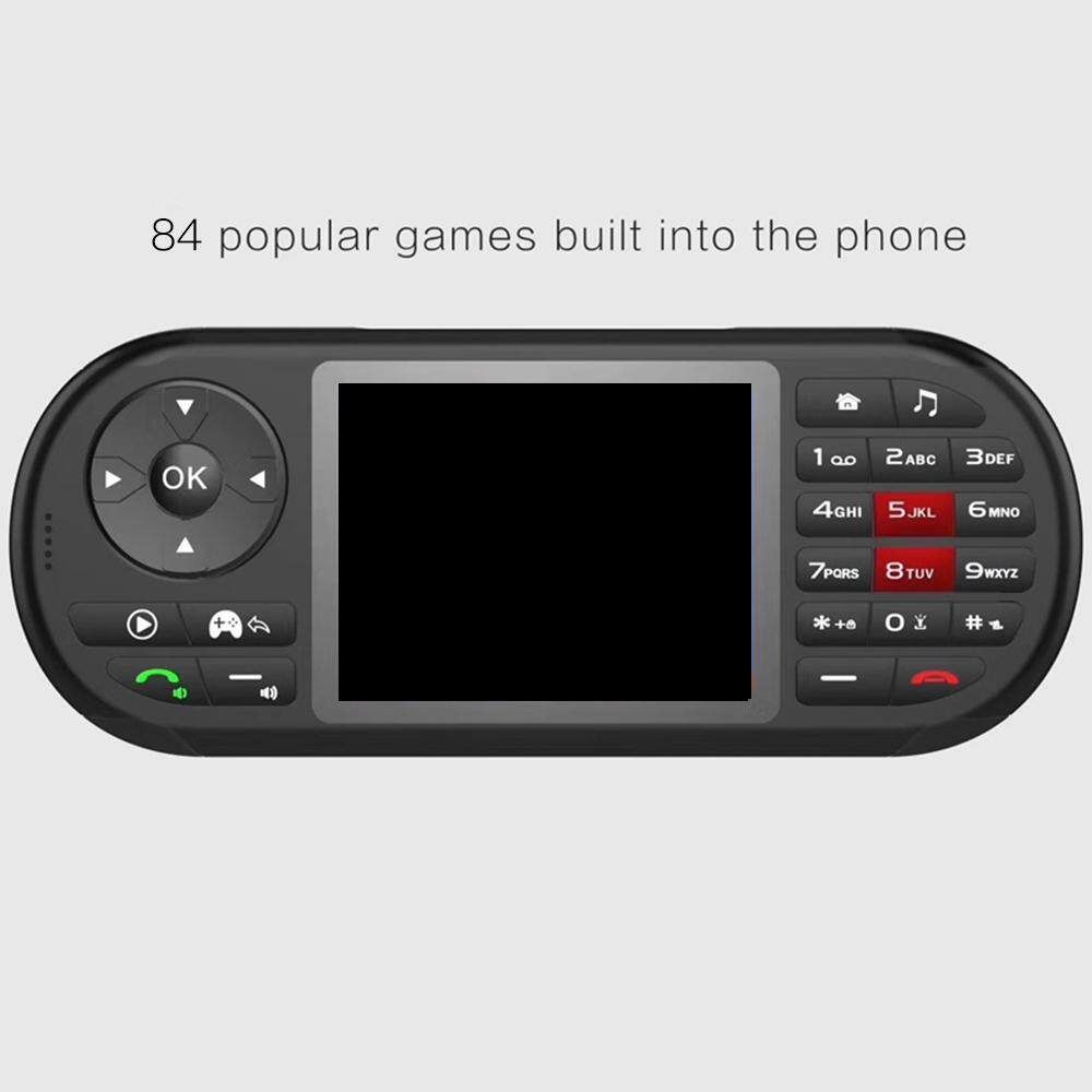 Game Phone Dual Cards Dual Standby 84 Games In 1 Mp3 E-books Video Playback Cell Phones Gold