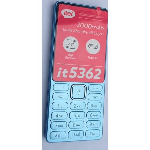 5362 - 2.8" - 3 Sim - 64MB ROM - 64MB RAM - 2000mAh - Type C - Blue