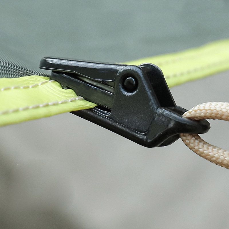 10Pcs Tarp Clips Lock Grip,Crocodile Tent Tarp Clips Holder