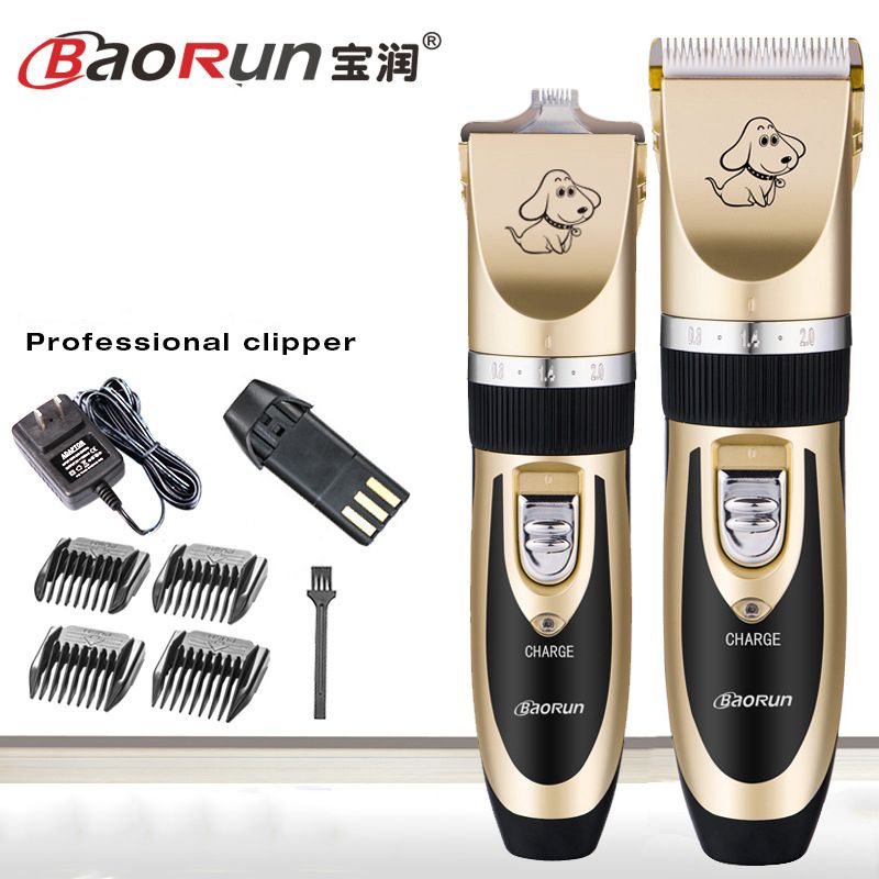 BaoRun Dog Hair Clipper Dog Hair Clippers Grooming Machine Haircut Trimmer  Set Pets 100-240v