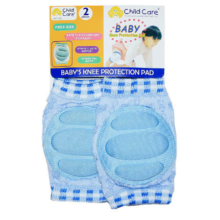 Knee Protectors For Crawling Babies - Blue