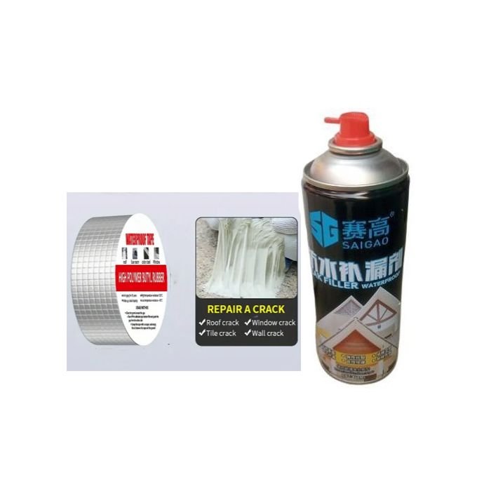 Roof Leak Repair Spray Sealant - 450ml  Leak Tape Sealant