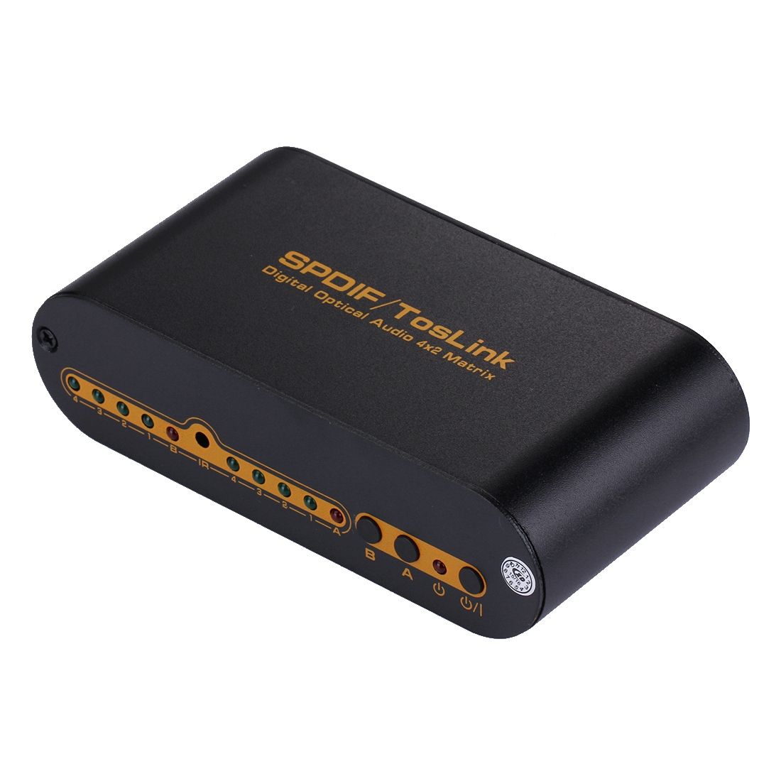 SPDIF / TOSLINK 4x2 Digital Optical Audio Switcher