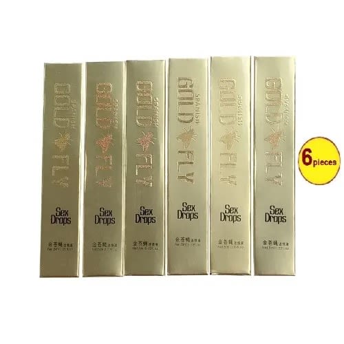 Spanish Gold Fly Erotic Sex Drops - 6 Pieces