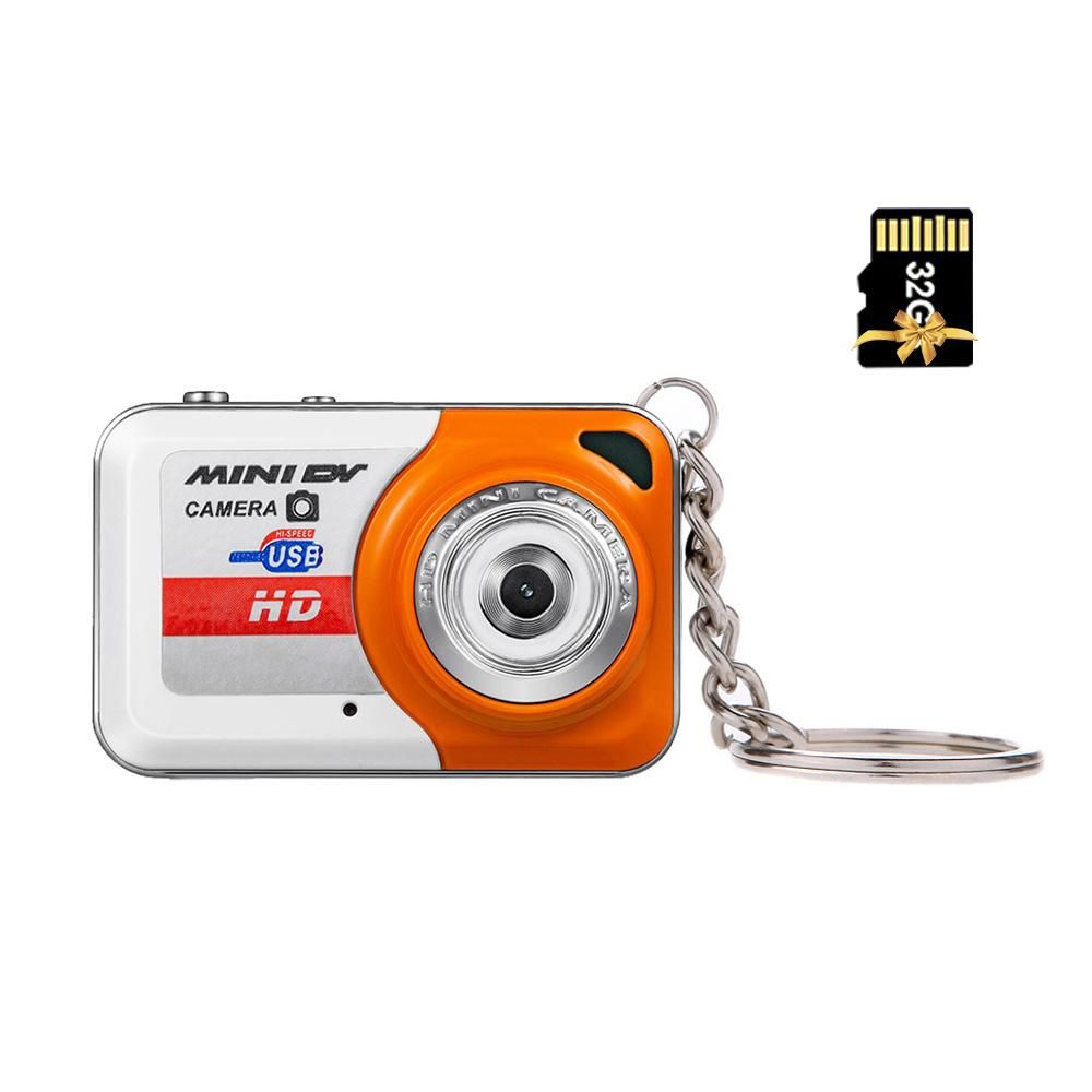 Andoer X6 Portable Ultra Mini High Denifition Digital Camera Mini DV with 32 GB Memory Card