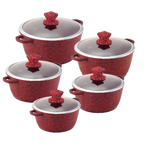 Nessa Die-cast 5 Set Non-stick Pots