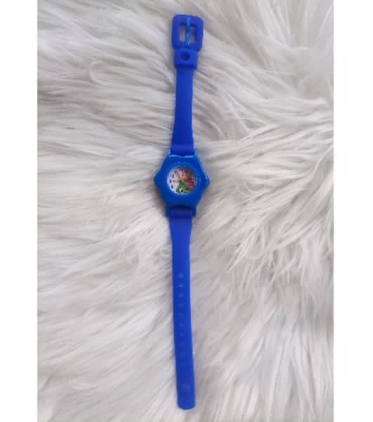 Barbie Cartoon Character Analog Silicone Watch - Royal Blue