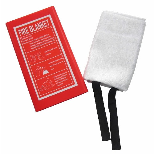 Fire Resistant Fire Blankets 1.2m X 1.2m - 4ft X 4ft - Emergency Fiberglass