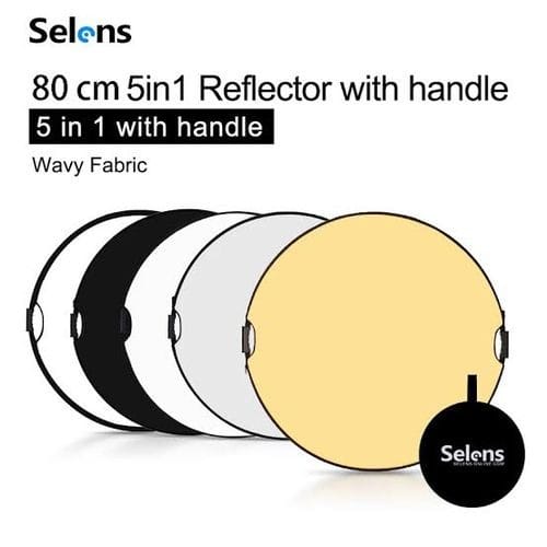 Selens 5-in-1 Photography Reflector Light Diffuser - 80cm