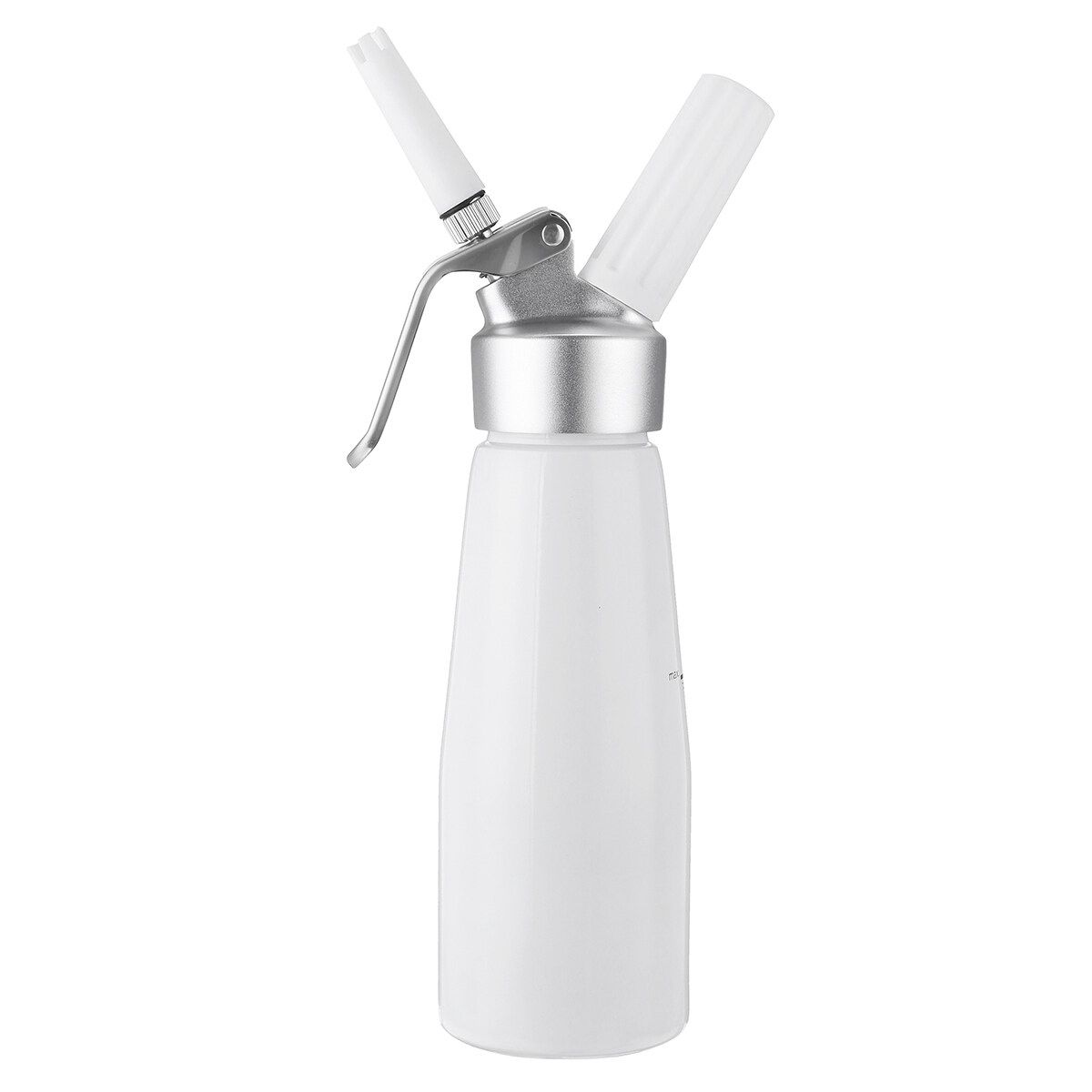 500ml Aluminum ToolFresh Foamer Cake Making Decorating Tool 6 Colors Free 3 X Nozzles+ Cleaning Brush+ Stube White