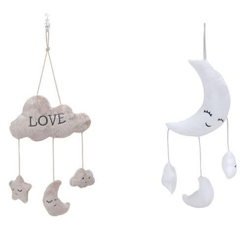 2 PCS Baby Crib Rattle Mobile Toy Bed Room Play