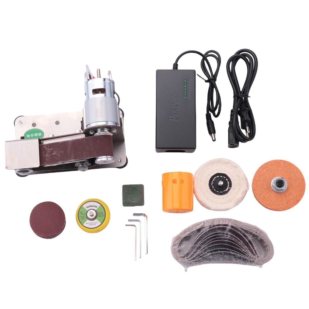 Multifunctional Mini Electric Belt Sander DIY Polishing