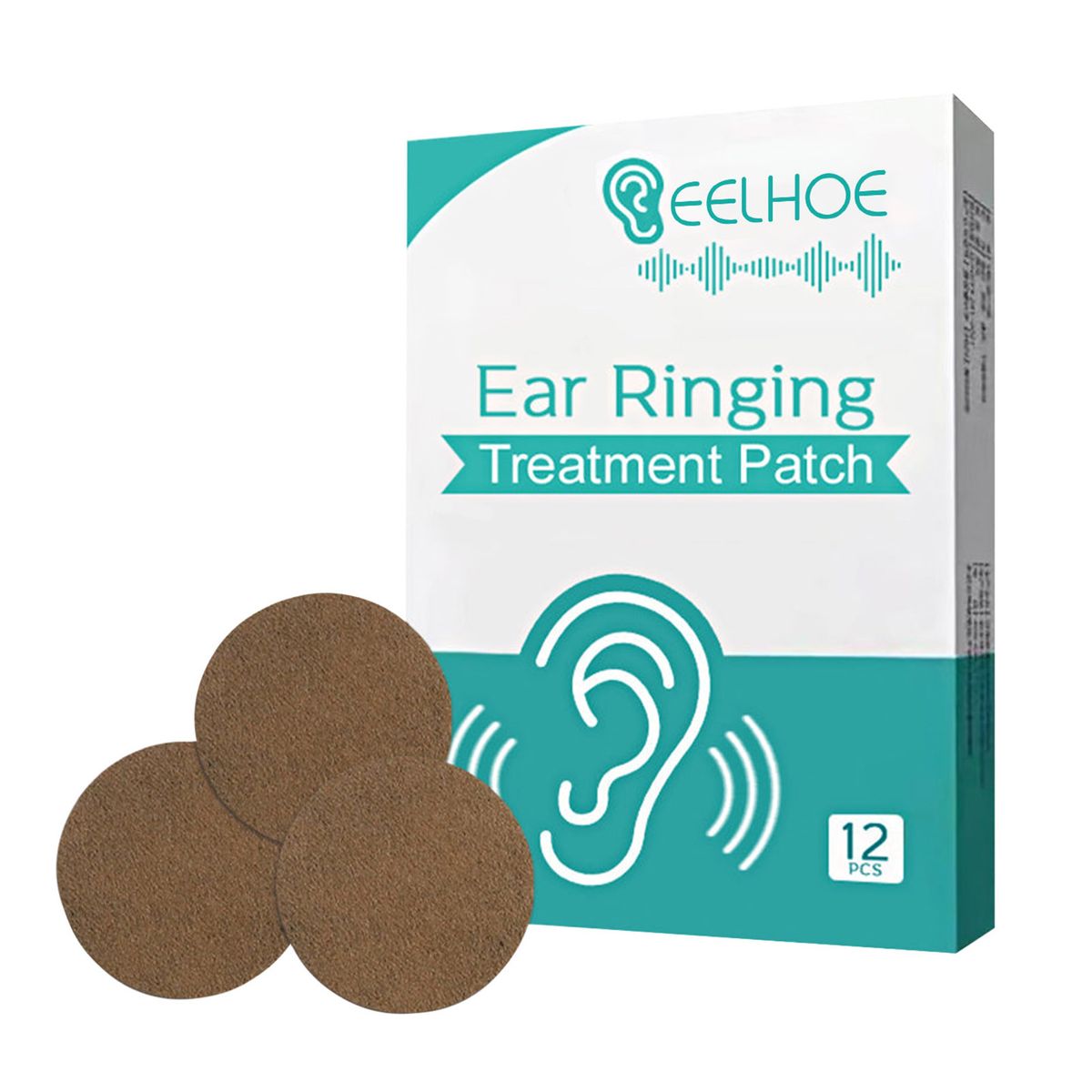 12Pcs Ear Ringing Treatment Patches Herbal Formula