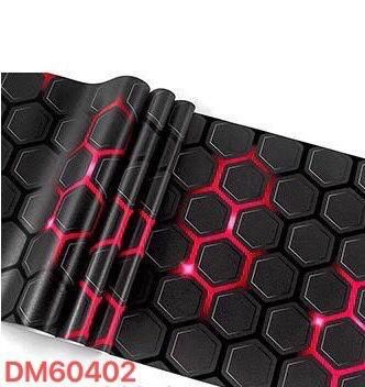 Adore Decor Black And Red Design 3D Wallpaper