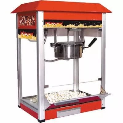 Commercial Electric Popcorn Machine Red Colour