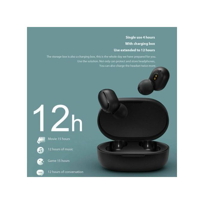 A6S Wireless Bluetooth TWS Earphones Mini Earbud With Mic