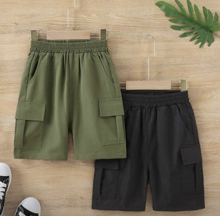 Army Green And Black Urban Short