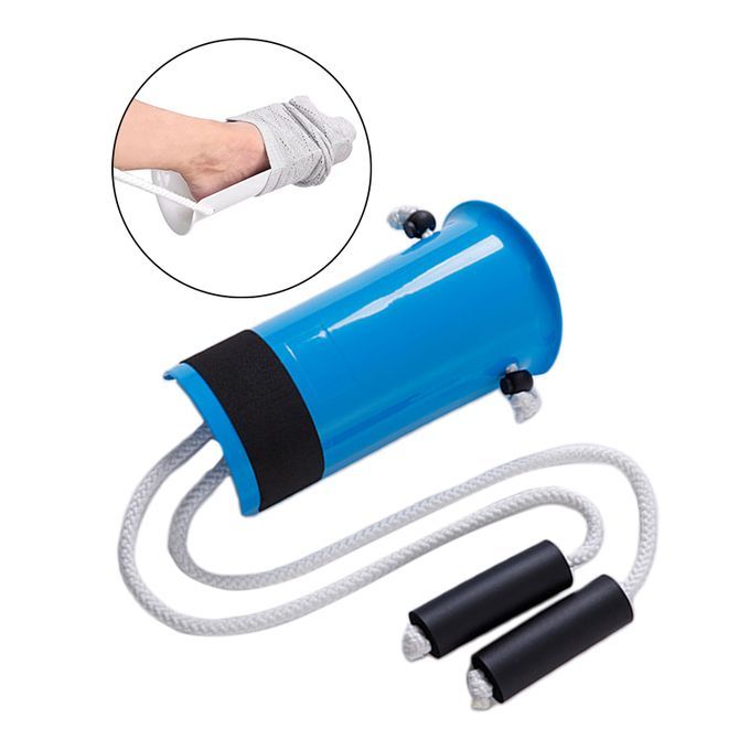 NonSlip Senior Sock  Helper Stocking Slider Pulling Assist Blue