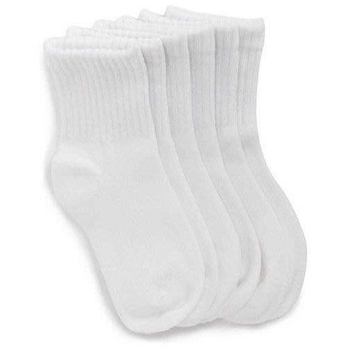 3 Pairs/lot White Children School Socks
