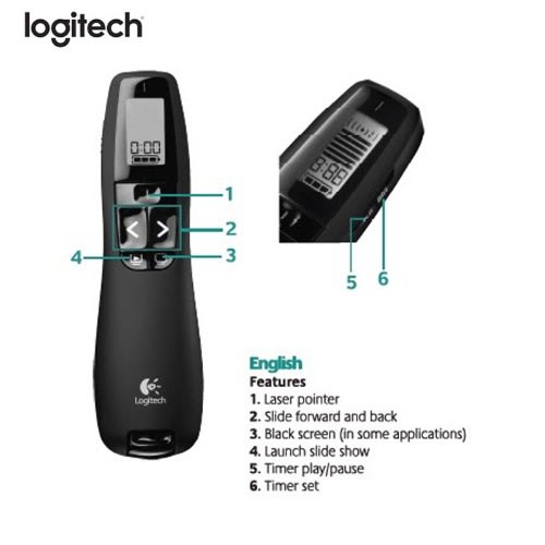 Logitech R800 Wireless Laser Presenter