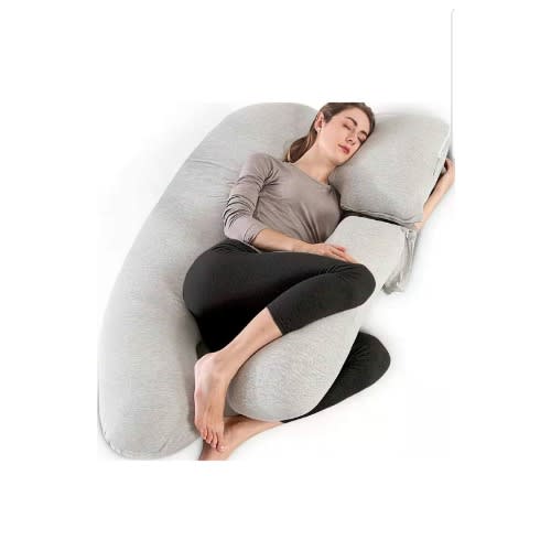 U Shaped Body Pillow - 2 -in- 1 - Full Body Pillow - 55"