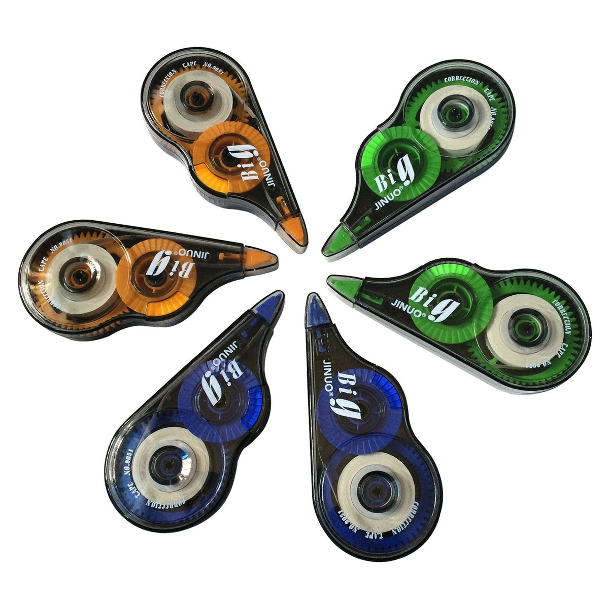 6-Pack Mini Correction Tape 5mmx6.5m(0.2x255.9in) Easy To