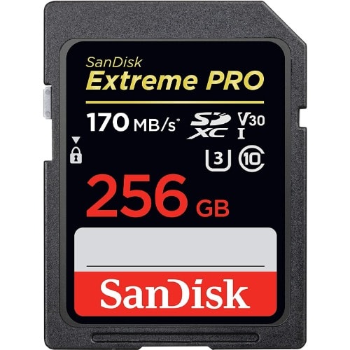 Extreme Pro Sdxc Uhs-i Memory Card For Camera - Drones - 256gb