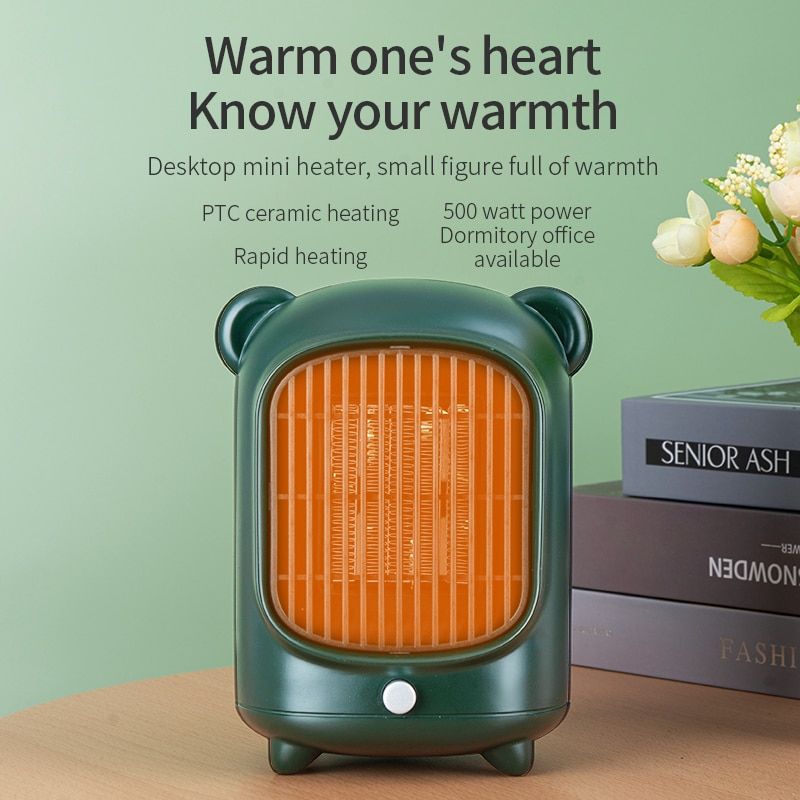 Electric Heater  Room Heating Warmer Portable-Green