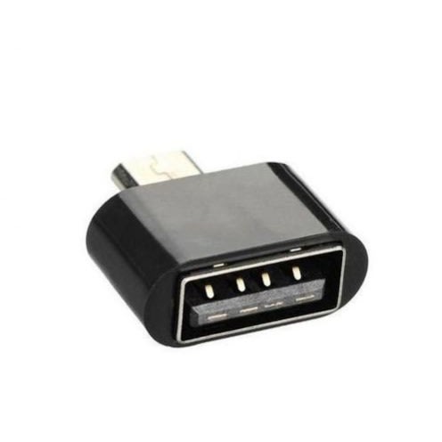 Micro Usb To Usb Otg Mini Adapter Converter For Smart Phone - Black